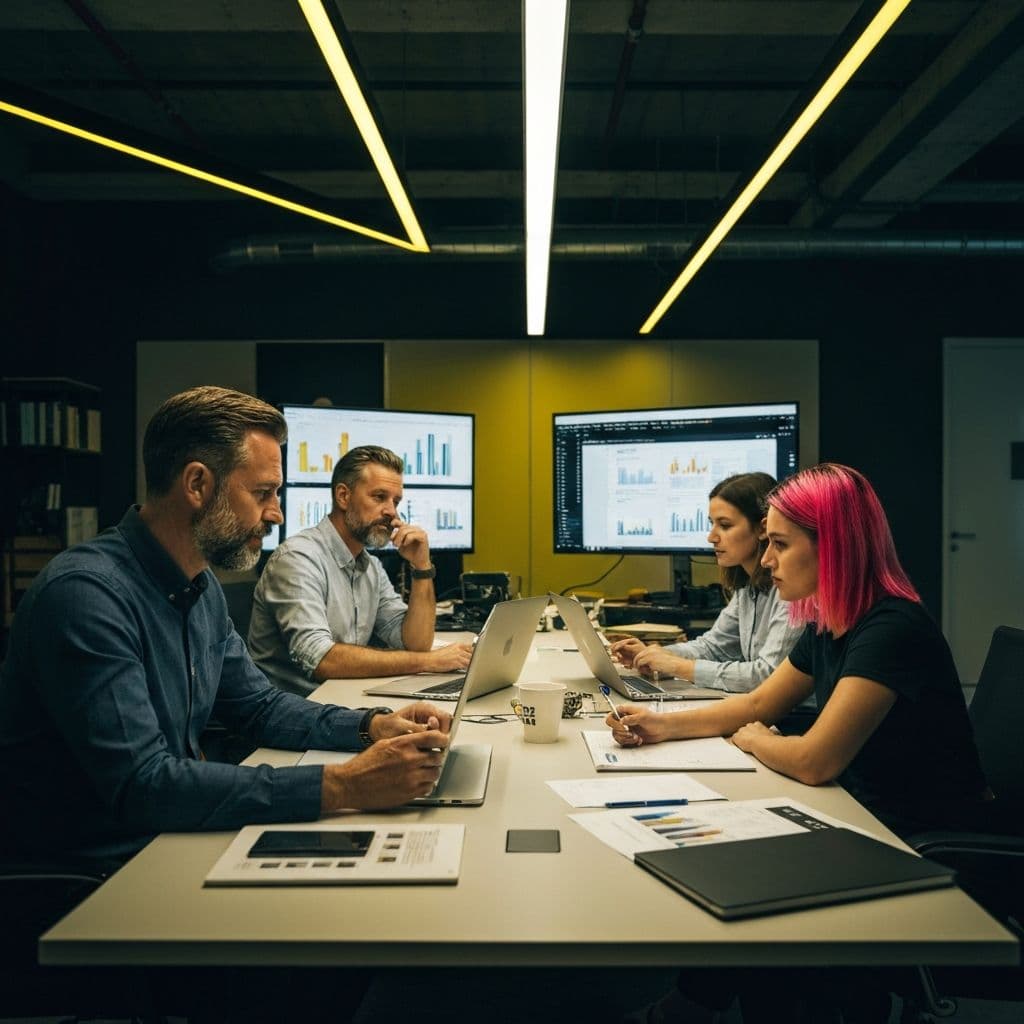 Content Banana creative team collaborating on a campaign